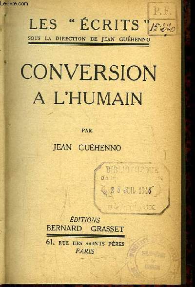 Conversion  l'Humain.