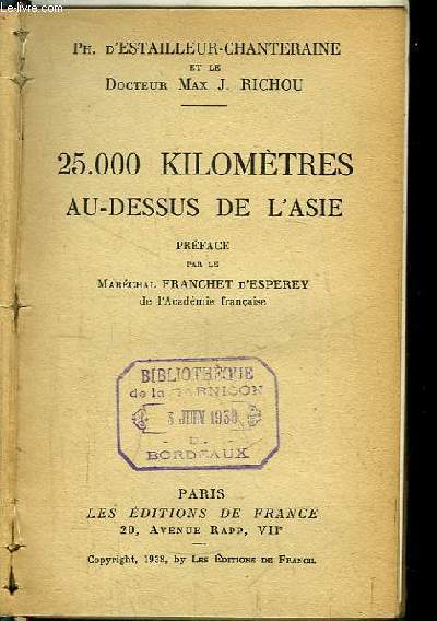 25 000 kilomtres au-dessus de l'Asie.