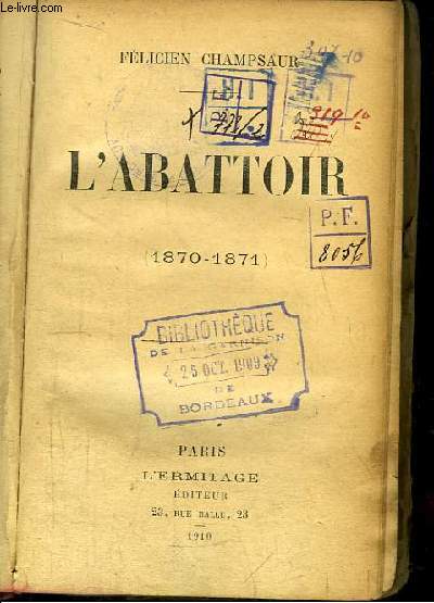 L'Abattoir (1870 - 1871)