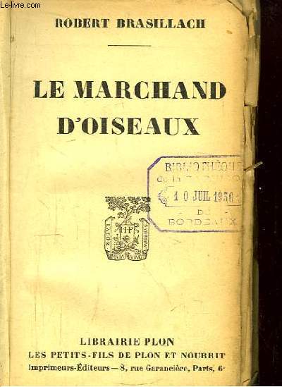 Le Marchand d'Oiseaux.