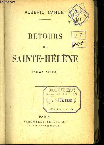 Retours de Sainte-Hlne (1821 - 1840)