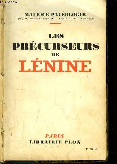 Les prcurseurs de Lnine.