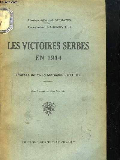 Les Victoires Serbes en 1914