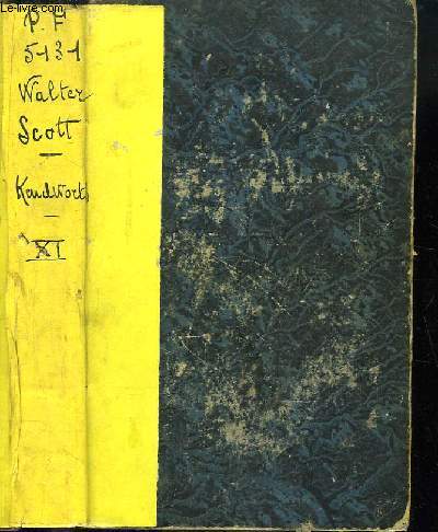 Oeuvres de Walter Scott. TOME 11 : Kenilworth.