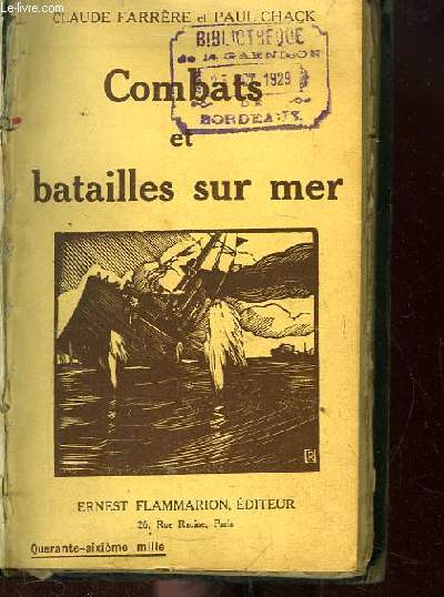 Combats et Batailles sur mer (Sept. 1914 - Dcembre 1914)
