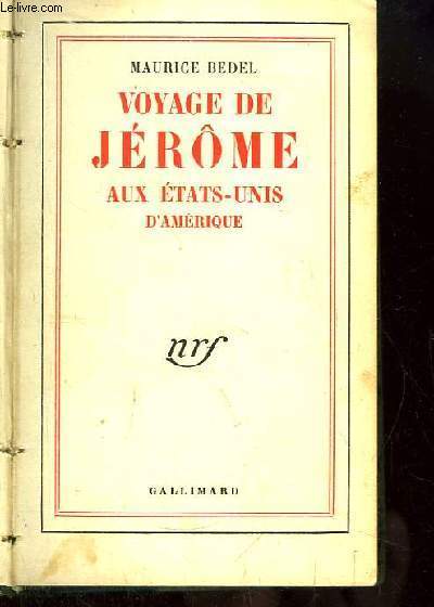 Voyage de Jrme aux Etats-Unis d'Amrique.