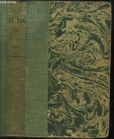 Oeuvres Libres N39 : Les Portes de feu, de Jean Orieux - Les derniers jours de l'Emperuer  Saint-Hlne, du Marchal Bertrand - Les Passagers du 113, par Arm. Lanoux - Dbuts Littraires, par H. Bordeaux - Le Centaure, par Erwin Margulis ...