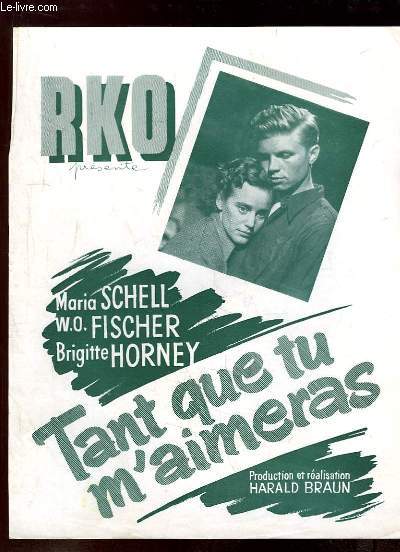 Une brochure de presse du film 