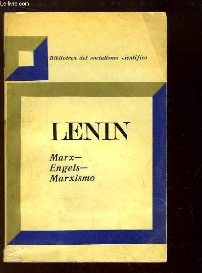 Lenin. Marx, Engels, Marxismo.