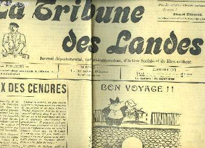 La Tribune des Landes, 2me anne, N10 : La Paix des Cendres,