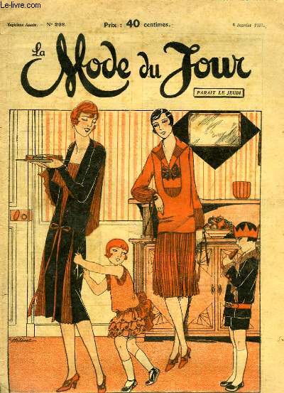 La Mode du Jour, 6 me anne, n298 : Les Jupes, Les coussins, Chaussons de nuit tricots ...