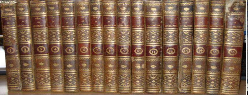 Lyce, ou Cours de Littrature ancienne et moderne. COMPLET EN 16 VOLUMES.