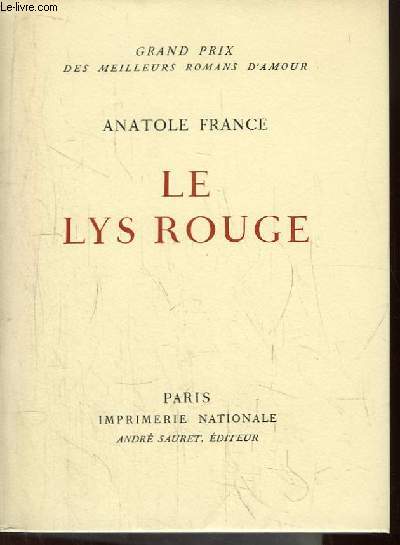 Le Lys Rouge.