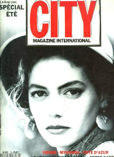 City Magazine International N34 : Spcial Et. Vienne, Mykonos, Cte d'Azur - Le New York de Scorsese - Peter Gabriel - Nouveau Mexique - Hollywood 1987.