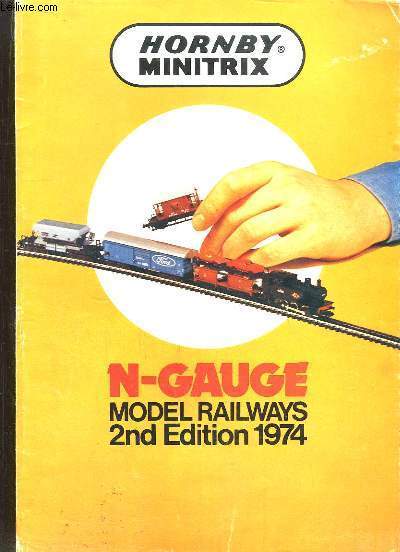 Plaquette dpliante N-GAUGE, Model Railways - 1974