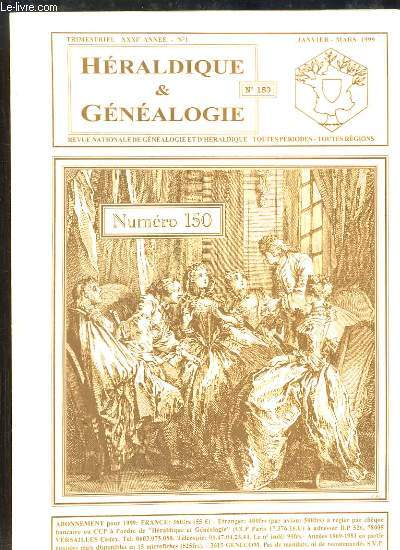Hraldique & Gnalogie, N150 - XXXIe anne, n1 : Histoire de la Machine de Marly, Gnalogie d eCASTIN, LE BELIN, LE PRESTRE de VAUBAN, Famille de BLOIS ...