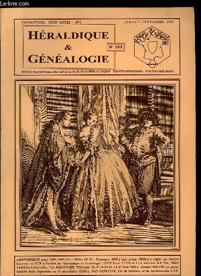 Hraldique & Gnalogie, N152 - XXXIe anne, n3 : Famille GAUDART, PLACE - Les Epouses de Guigues III, Cte d''Albon - Les anctres du Marchal OUDART du BIEZ ...