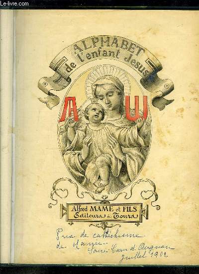 Alphabet de l'enfant Jsus.