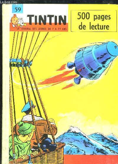 Recueil du Journal Tintin N59 (n776 du 5 septembre 1963 au n785 du 17 novembre 1963)
