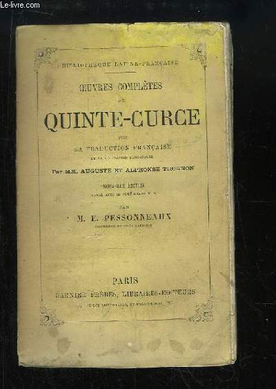 Oeuvres Compltes de Quinte-Curce.