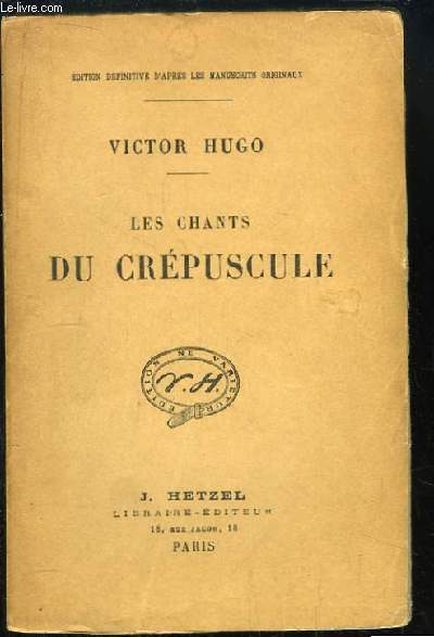 Les Chants du Crpuscule.