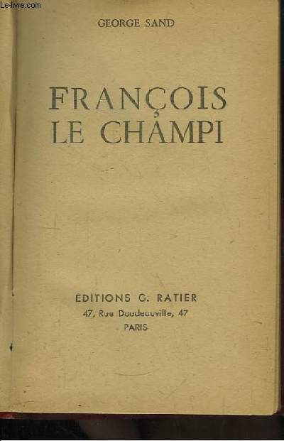 Franois le Champi.