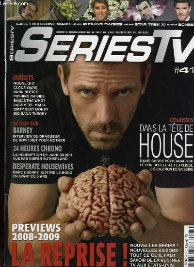 Series TV, N41 : Dans la tte de House, David Shore psychanalyse le bon docteur et explique l'volution de la srie - Previews 2008/2009, la reprise ! ...