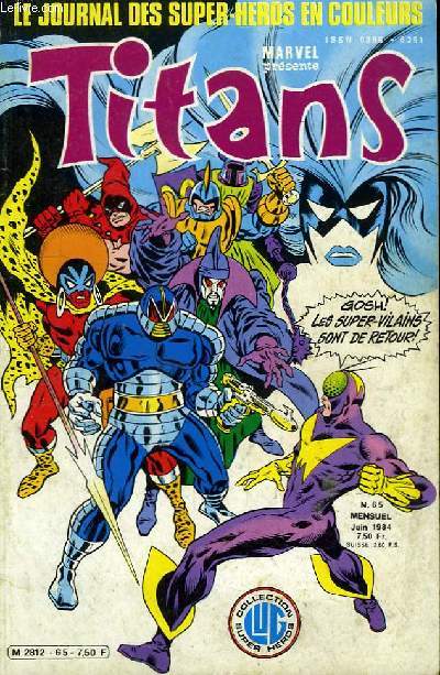 Titans, le journal des super-héros en couleurs, N°65
