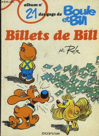 Boule et Bill N21 : Billets de Bill