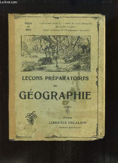 Leons Prparatoires de Gographie. Cours prparatoire et 1re anne du cours lmentaire.