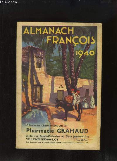 Almanach Franois - 1940