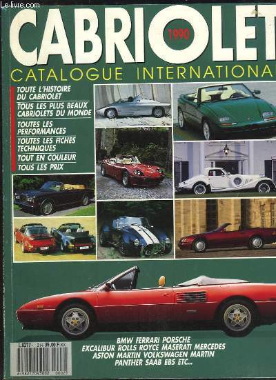 Cabriolet, Catalogue International, 1990.