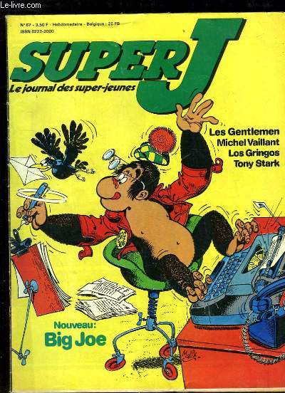Super J, les journal des super-jeunes N67 : Les Gentlemen, Michel Vaillant, Los Gringos, Tony Stark - Bij Joe