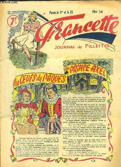 Francette, Journal des Fillettes, N14 : Les Oeufs de Pques du Prince Axel.