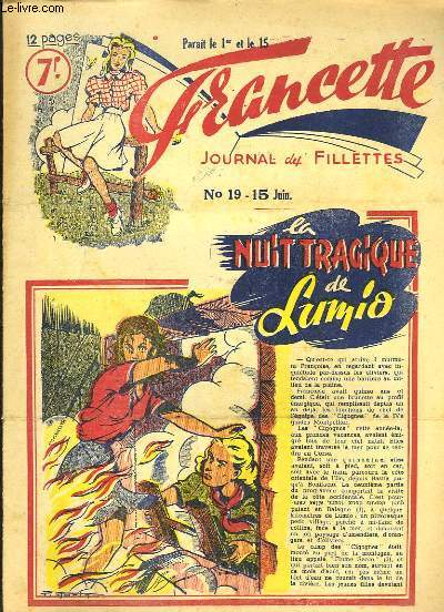 Francette, Journal des Fillettes, N19 : La Nuit tragique de Lumio