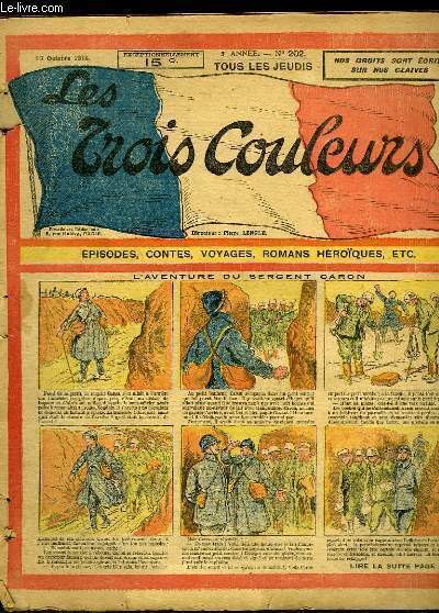 Les Trois Couleurs, N202 - 5e anne : L'Aventure du Sergent Caron - Le Bal Masqu.