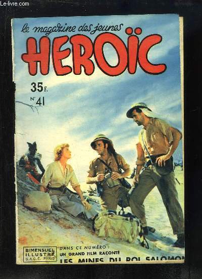 Heroc, le magazine des jeunes, N41 : Les Mines du Roi Salomon