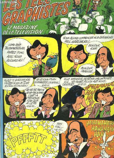 Les Tlgraphistes, le magazine de la tlvision - extrait du Journal Spirou n2110