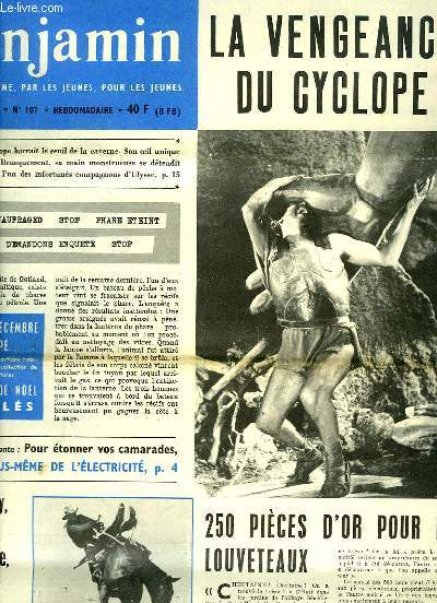 Journal Benjamin N107 : La Vengeance du cyclope - Un fleau dramatique : Les sauterelles ...
