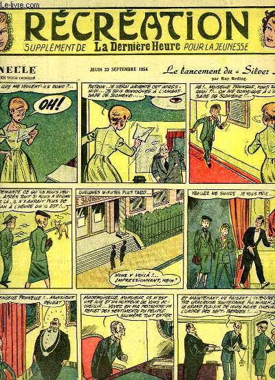 Rcration du 23 septembre 1954 : Saint-Mdard ou souvenir des vacances - Visite d'une briqueterie - Prunelle, reportages en tous genre - Le lancement du 