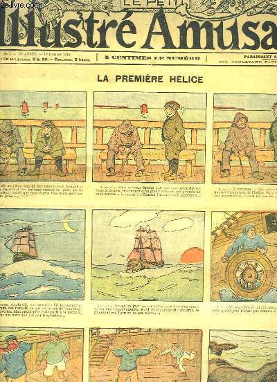 Le Petit Illustr Amusant N7 - 13e anne : La Premire Hlice - Comment un Auvergnat, charbonnier-bistro, eut les palmes