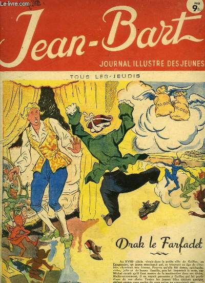 Jean-Bart, journal illustr des Jeunes N21 : Drak le Farfadet - Actualit sur Mer - Le Trsor de Tarzan - Agonie et dlivrance (Byrd au Ple Sud) - Barbara Ann Scott ...