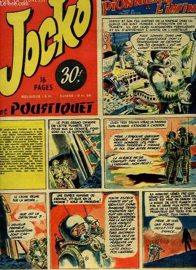 Jocko et Poustiquet N7 : Alain Bombard, le naufrag volontaire - Buffalo-Bill, le roi du Far-West, de PERRINEAU illustr par DIMPRE