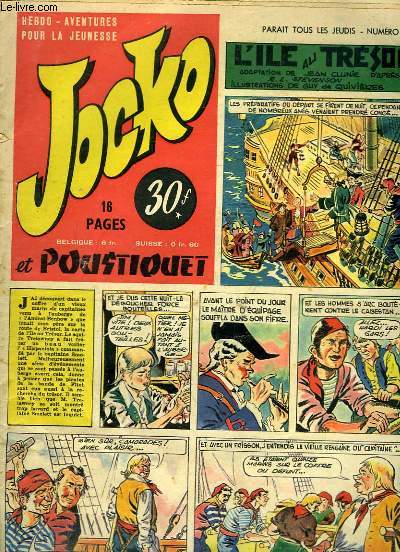 Jocko et Poustiquet N31 : L'homme qui voyait dans l'avenir, par D'ALZON illustr par P. ROUSSEAU ...