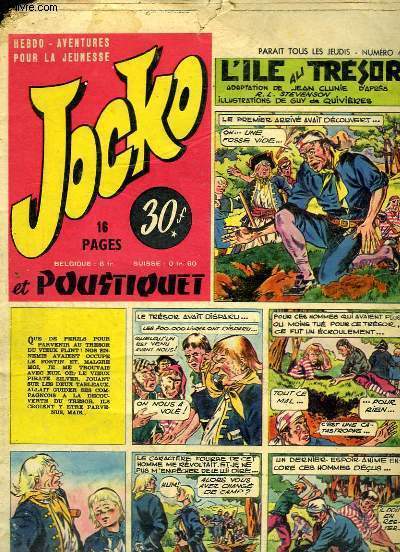Jocko et Poustiquet N47 : La chasse aux Boas Gants - Antar, roi du dsert, de JOUFFROY illustr par TOUSSAINT ...