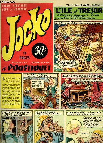 Jocko et Poustiquet N43 : Sur le fil de l'ther, de GREGOIRE illustr par Pierre ROUSSEAU