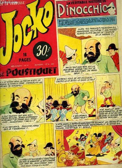 Jocko et Poustiquet N56 : Les secrets des fonds des mers, de Claude ASCAIN illustr par P. PIROL ...