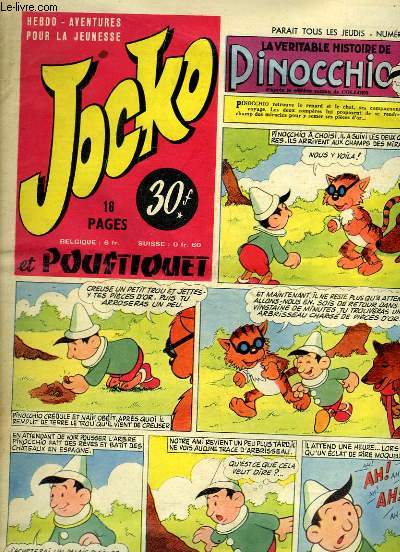Jocko et Poustiquet N61 : Le Page et la Princesse, par Jean DELUZ - La Terre entire fte le Jour de l'An, de DENNYS illustr par Guy de QUIVIERES ...