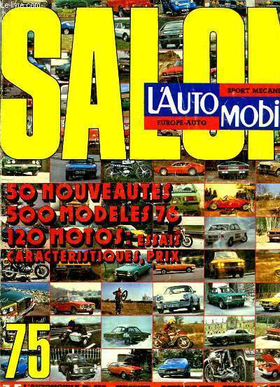 L'Automobile N352 : Salon 1975