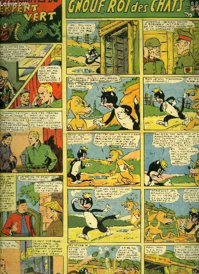 Jean-Pierre, l'hebdomadaire moderne de la famille N94 - 3me anne : L'idole aux yeux jaunes - La patrouille hroque - Un animal qui n'entend pas la plaisanterie ...